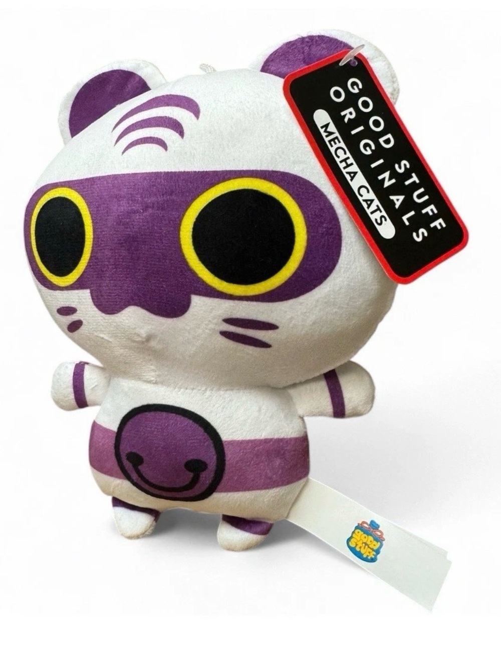 Mecha Cats - Robotic Cat Stuffed Animal Plush Toy With Purple Face Mask 8” NEW! - Picture 2 of 4